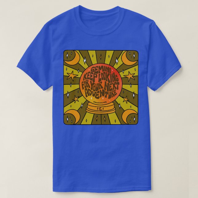 Gemini Crystal Ball T-Shirt (Design Front)