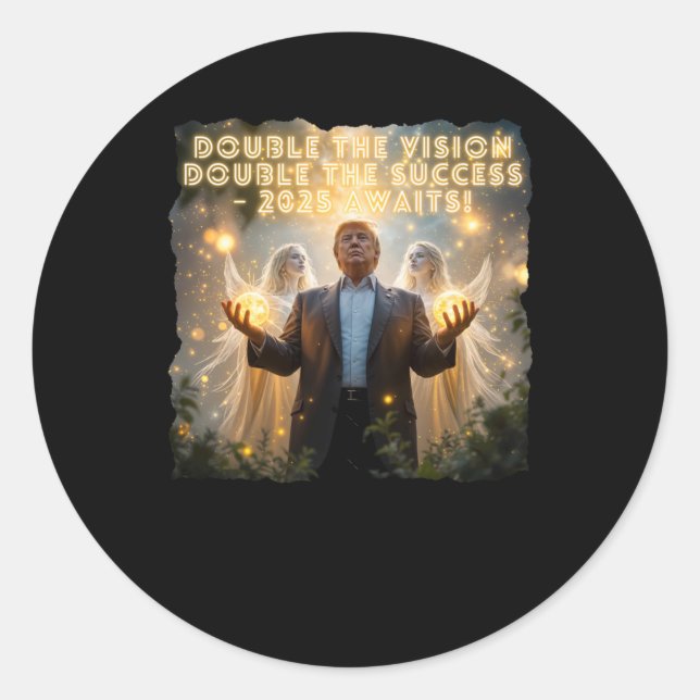 Gemini Design 2025  Classic Round Sticker (Front)