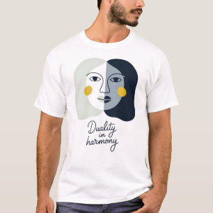 Gemini Duality in Harmony T-Shirt