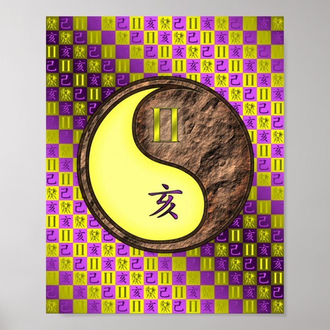 Gemini & Earth Boar Poster (Front)