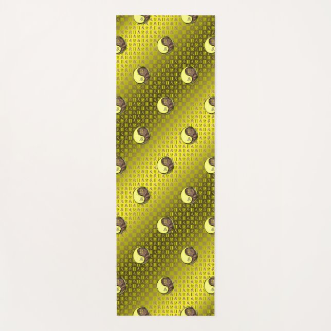 Gemini & Earth Dragon Yoga Mat (Front)