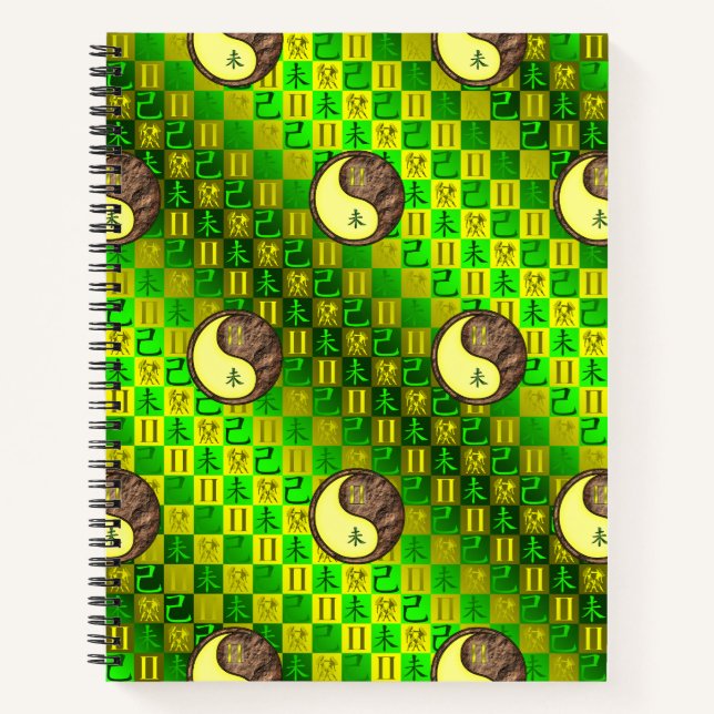 Gemini & Earth Goat Notebook (Front)