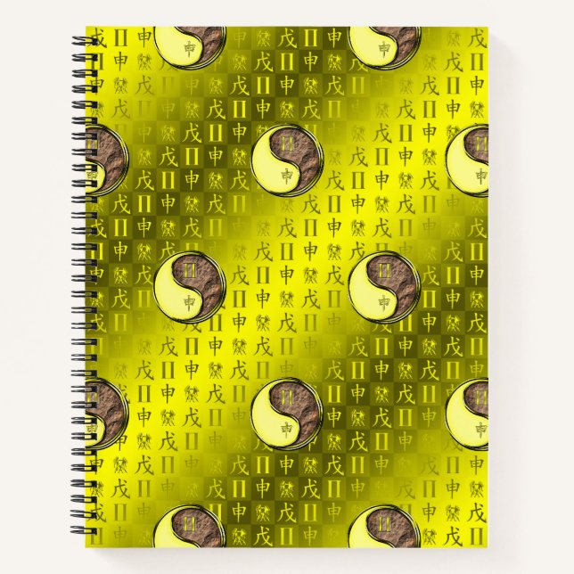 Gemini & Earth Monkey Notebook (Front)