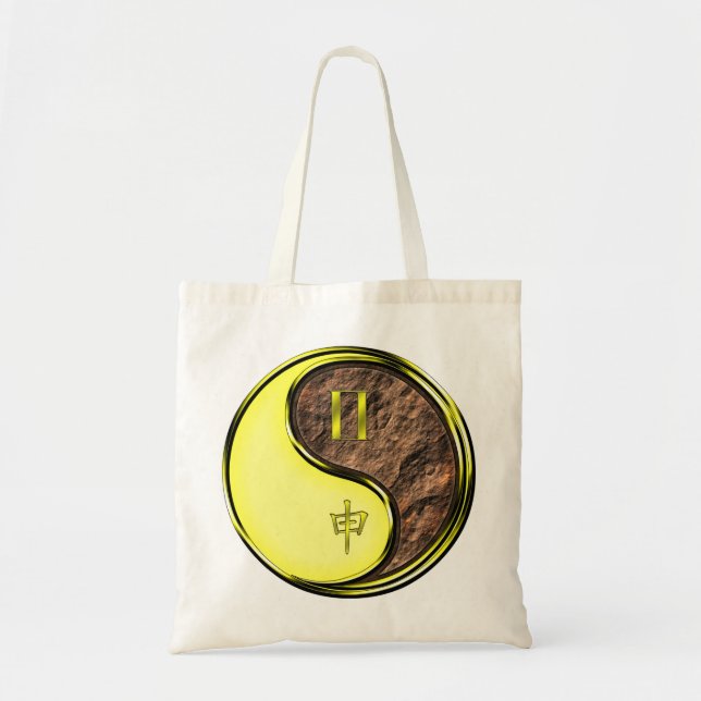 Gemini & Earth Monkey Tote Bag (Front)