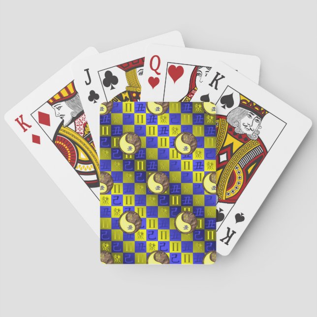 Gemini & Earth Ox Playing Cards (Back)