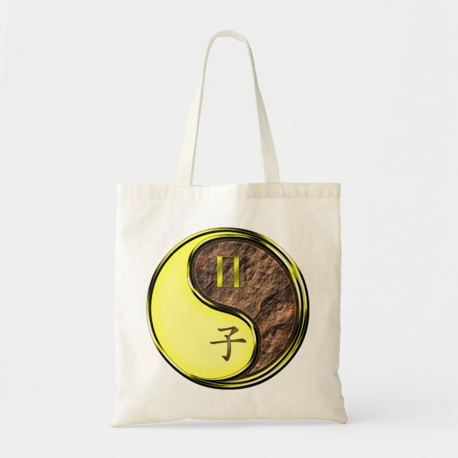 Gemini & Earth Rat Tote Bag (Front)