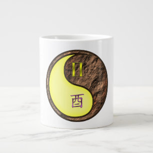 Gemini & Earth Rooster Large Coffee Mug