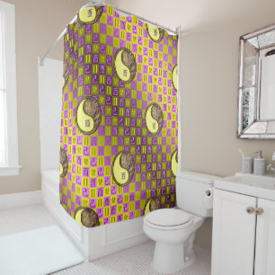Gemini & Earth Rooster Shower Curtain