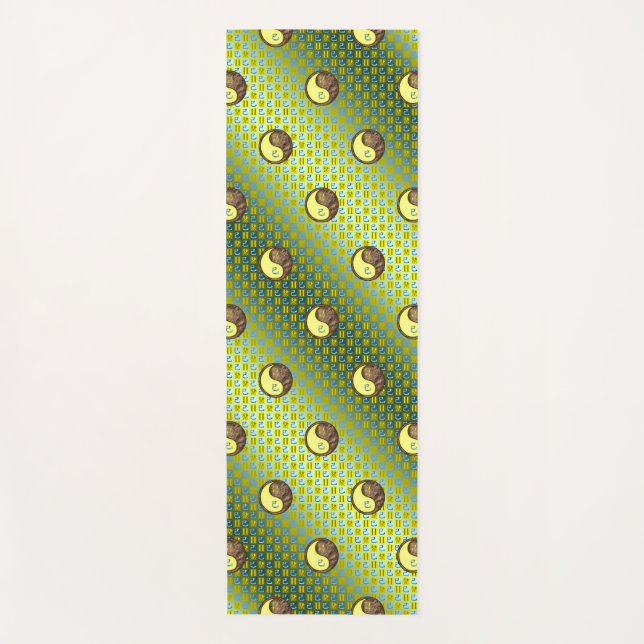 Gemini & Earth Snake Yoga Mat (Front)
