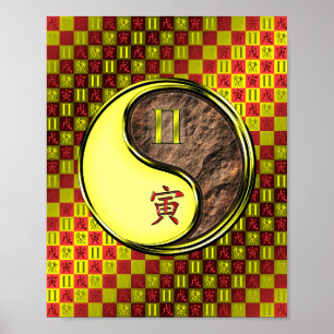 Gemini & Earth Tiger Poster