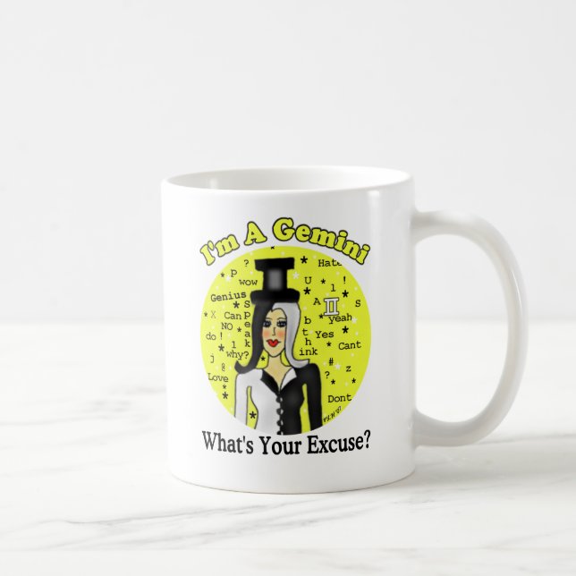 Gemini Excuse Mug (Right)