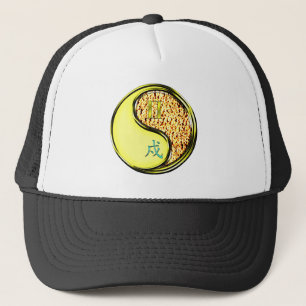 Gemini & Fire Dog Trucker Hat