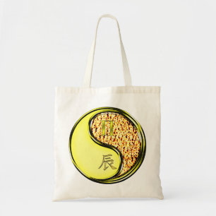 Gemini & Fire Dragon Tote Bag