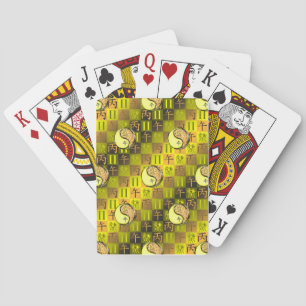 Gemini & Fire Horse Playing Cards
