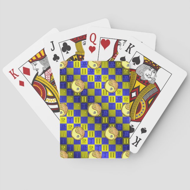 Gemini & Fire Ox Playing Cards (Back)