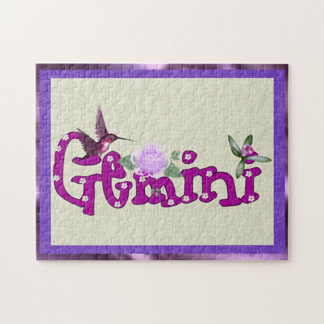 Gemini Flowers Jigsaw Puzzle (Horizontal)