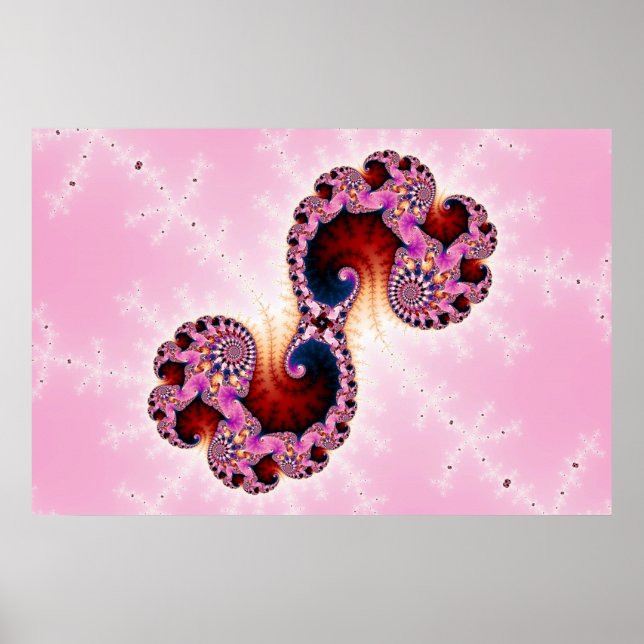 Gemini Fractal Art Poster (Front)