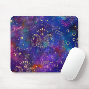 Gemini Galaxy Mouse Pad