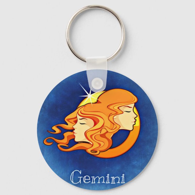 Gemini, Gemelli Key Ring (Front)
