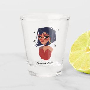 Gemini Girl Shot Glass