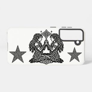 Gemini — Haunted Ink Zodiac Twins Samsung Galaxy Case