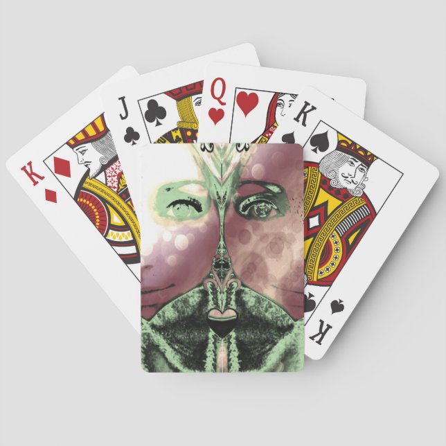 Gemini Heart Playing Cards (Back)