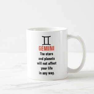 Gemini Horoscope - The stars and planets will not Coffee Mug