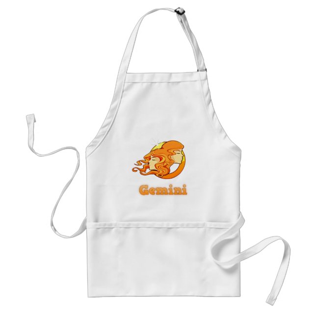 Gemini illustration standard apron (Front)