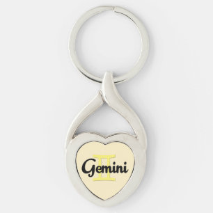 Gemini Key Ring