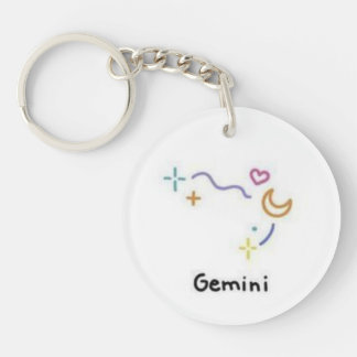 Gemini Keychain