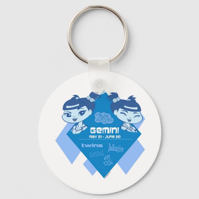 Gemini Keychain (Front)
