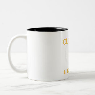 Gemini Legends: Never Underestimate an Old Mans Du Two-Tone Coffee Mug