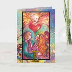 GEMINI,LOVERS TAROT ASTROLOGY ZODIAC BIRTHDAY CARD