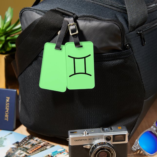 Gemini Luggage Tag (Front & Back)
