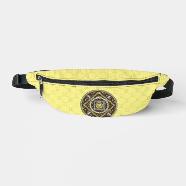 Gemini Mandala Bum Bags (Front)