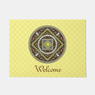 Gemini Mandala Doormat