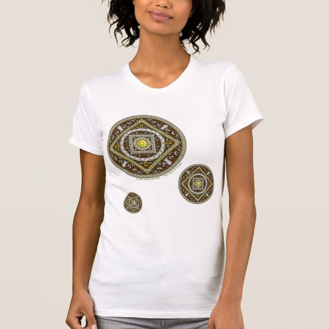 Gemini Mandala Women's Light Shirt (Front)