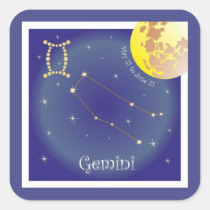 Gemini May 21 to June 21 sticker
