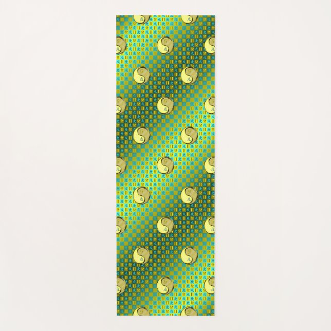 Gemini & Metal Dog Yoga Mat (Front)