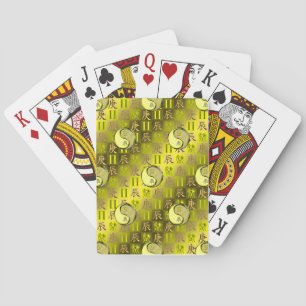 Gemini & Metal Dragon Playing Cards
