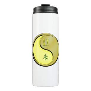 Gemini & Metal Goat Thermal Tumbler