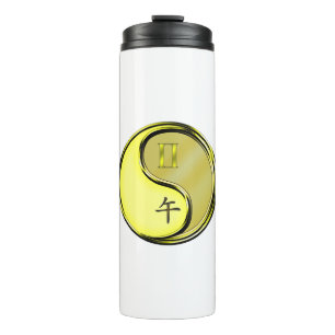 Gemini & Metal Horse Thermal Tumbler