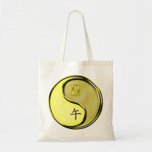 Gemini & Metal Horse Tote Bag