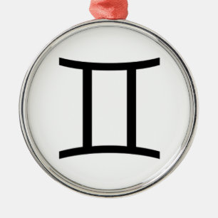 Gemini Metal Ornament