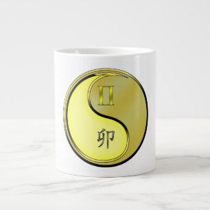 Gemini & Metal Rabbit Large Coffee Mug