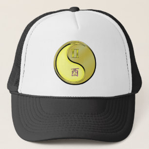 Gemini & Metal Rooster Trucker Hat