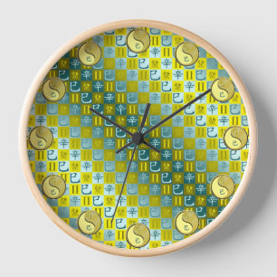 Gemini & Metal Snake Clock