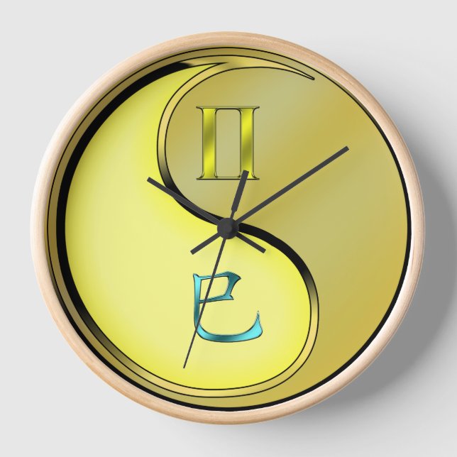 Gemini & Metal Snake Clock (Front)
