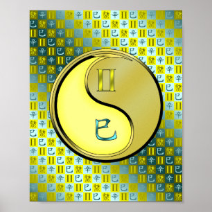 Gemini & Metal Snake Poster