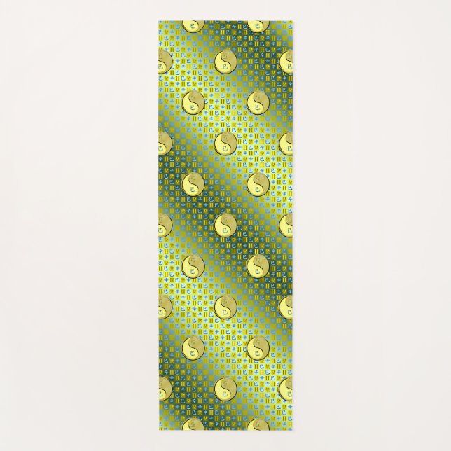 Gemini & Metal Snake Yoga Mat (Front)